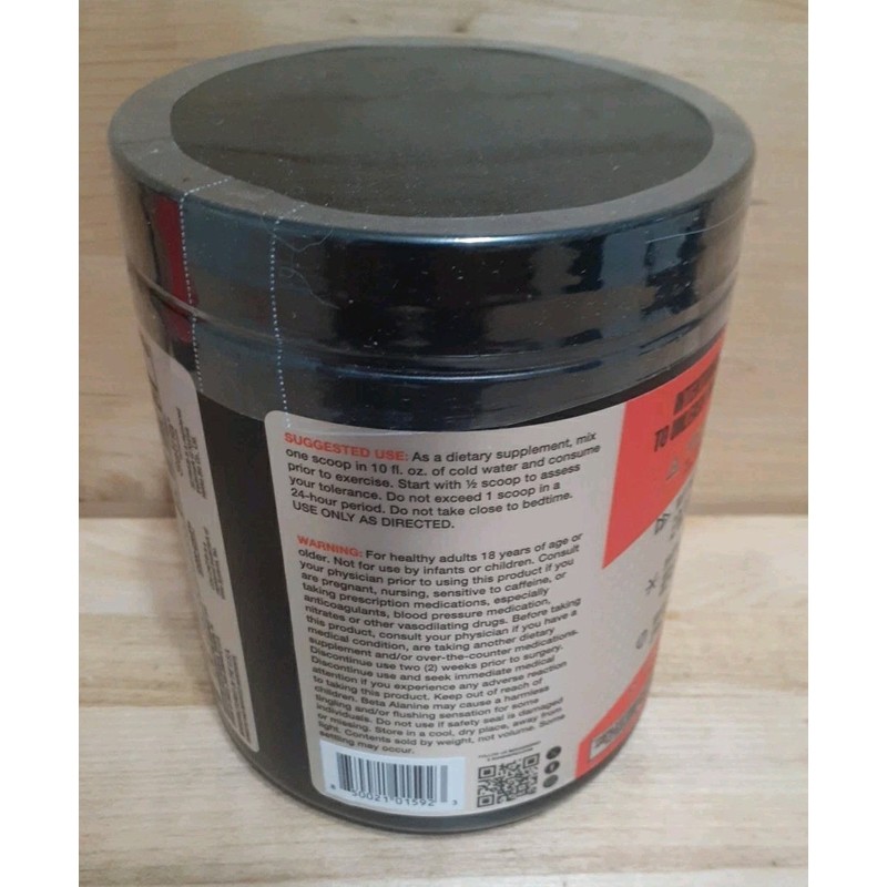 ZOA 2CT: ZOA+ Zero Sugar PRE-WORKOUT Powder FRUIT PUNCH NSF-CERTIFIED