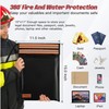[100% Aussie Owned] Fireproof Document Bag, 2 Pockets with Night