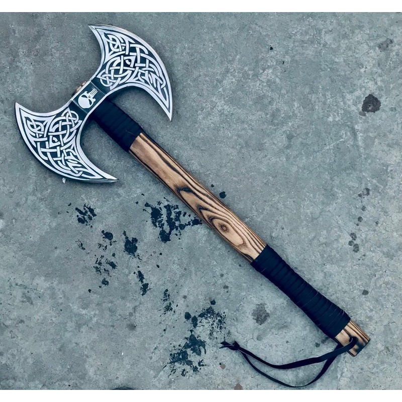 viking tools Axes,Functional Axe, Bushcraft Axe Hatchet for Hunting Bearded