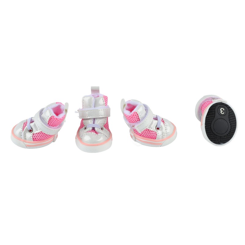 Dog Shoes Spring Summer Stylish Cute Breathable Mesh Slip Resistant