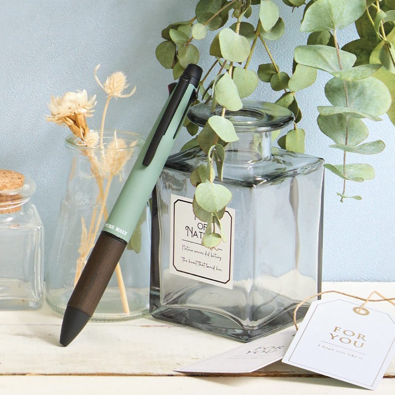 Mitsubishi Pencil Jetstream Inside Pure Malt 4&1 0.5 Limited Eucalyptus