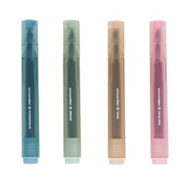 Erin Condren Pastel Highlighters 4-Pack, Trendy Soft-Color Highlighter Set for School, Work & Personal Organization, Colors Include Powder Blue, Spruce, Sand & Petal Pink