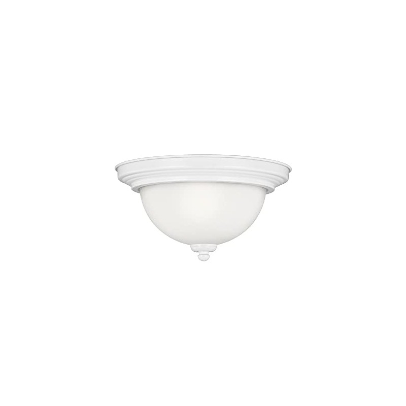 Generation Lighting 77063EN3-15 One Light Flush Mount in Transitional Style