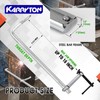 KARRYTON 2-Pack 16"(400x120mm) F-Clamp w/ 4-3/4" Throat Depth, Bar Size