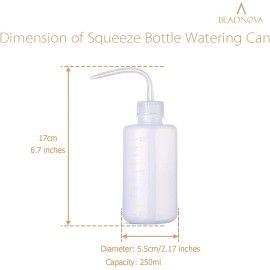 BEADNOVA Squeeze Bottle Plant Watering Bottle 250ml 8oz
