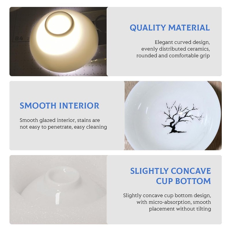Glomora Cold&Hot Temperature Two-way Color Changing Sakura Sake Cup, Japanese