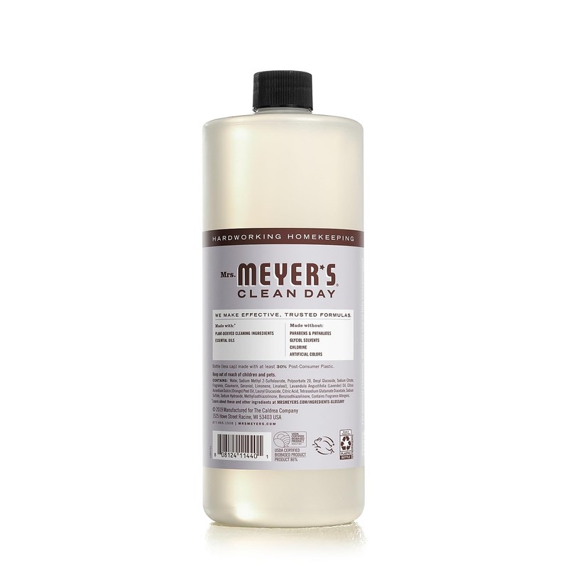 MRS. MEYER'S CLEAN DAY Multi-Surface Cleaner Concentrate, Use to Clean
