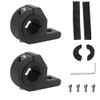 2pcs 19-30MM Universal Work Light Tube Clamp Mounting Bracket Bull