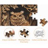 Owl Puzzles for Adults 1000 Pieces, Bird Impossible Challenging Forest