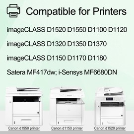 greencycle Compatible Toner Cartridge Replacement for Canon 120 CRG-120 2617B001 High Yield Work with ImageClass D1550 D1120 D1150 D1170 D1180 D1320 D1350 D1370 D1520 Printer (Black, 2-Pack)