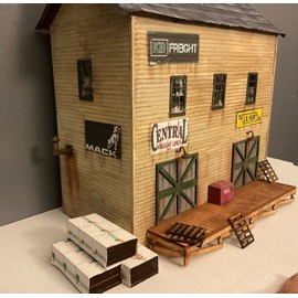 Handmade S Scale KB Freight Structure Kit Laser Cut