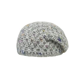 Döll Mädchen Bohomütze Strick Mütze, Grau (Light Gray Melange 8100), 53