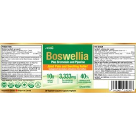 Herba Herba Boswellia Serrata Capsules with Bromelain Supplement – 120 Capsules | 3,330mg – 10:1 Boswellia Supplement with Black Pepper - Extra Strength | Relieves Joint Pain and Swelling | Made in Canada