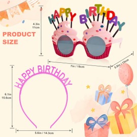 SEPTPARTY Funny Sunglasses & Costume Masks for Birthday Parties, Multi-Shaped Novelty Shades to Add Humor to Any Festivity(4PACK-B)