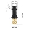 QWORK® pressure washer gun adapter with 1/4" quick connect female