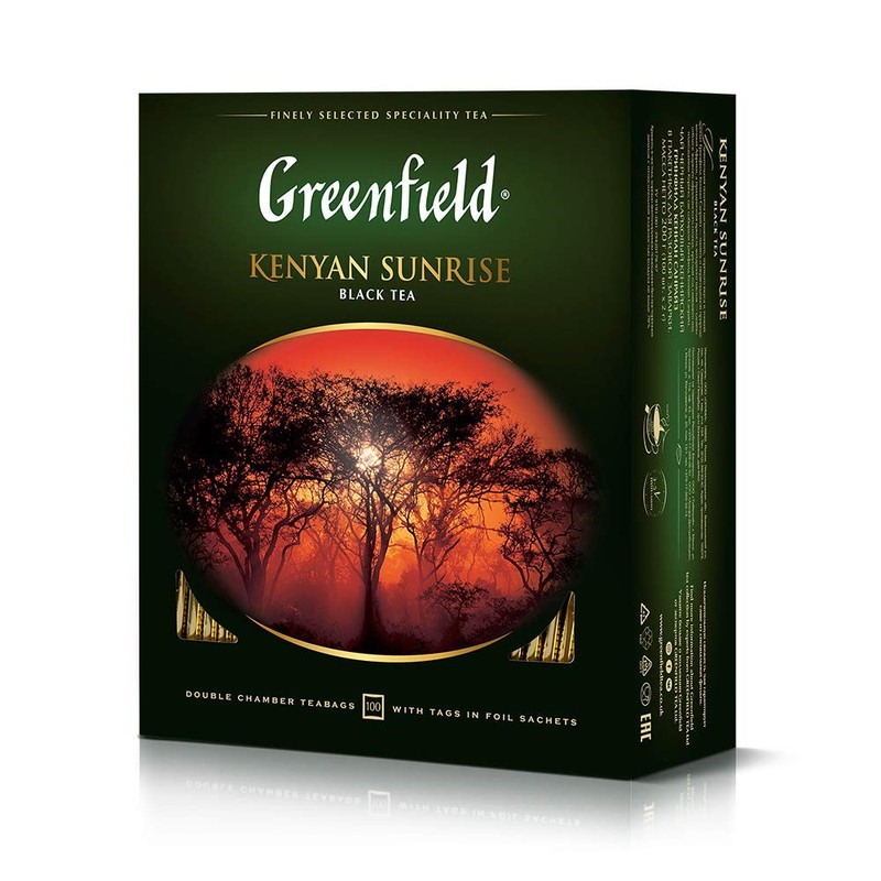 Greenfield Kenyan Sunrise Сlassic Collection Black Tea Finely Selected Speciality
