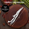 MISHURACLES Multi-functional Chicken Fish Meat Bone Scissors Stainless Steel Poultry