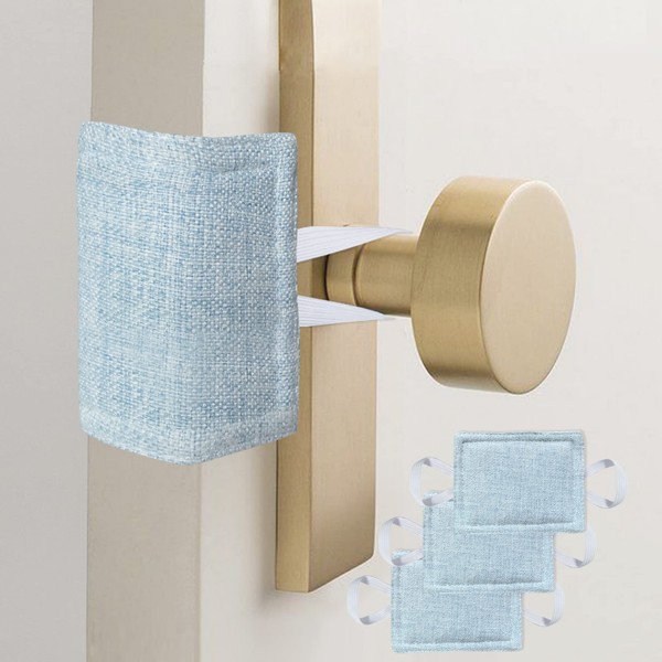 Door Latch Covers for Newborn Door Silencer, Quiet Door Closer