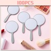 Vinsot 100 Pcs Handheld Mirror Bulk Small Hand Compact Mirrors
