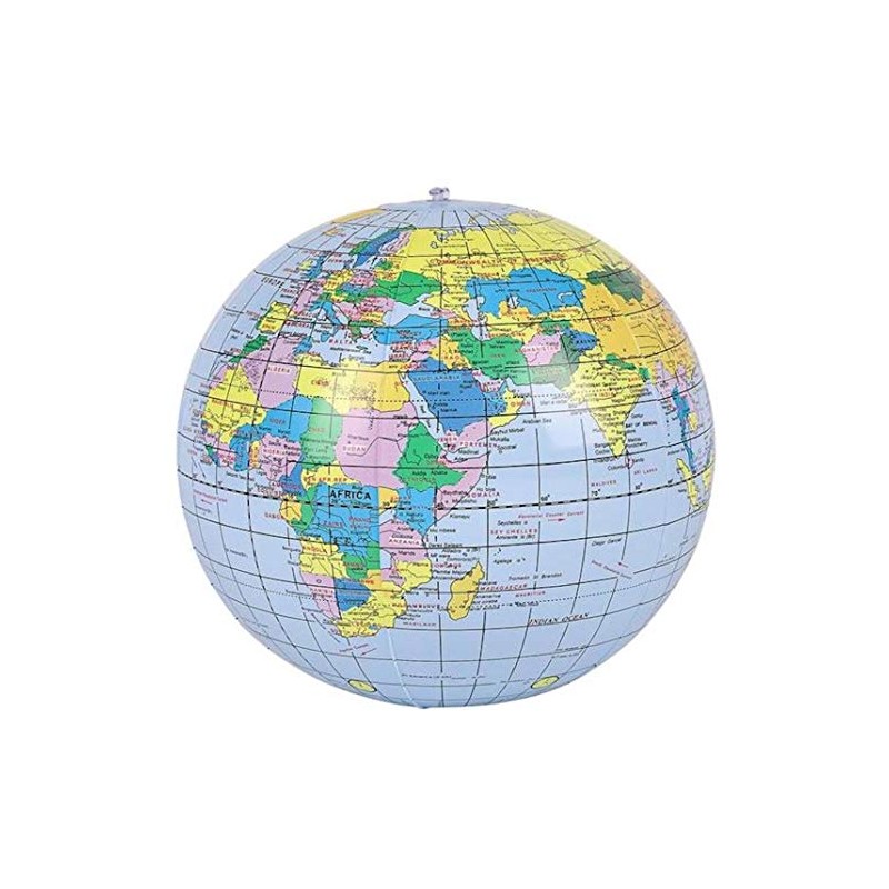 Rhode Island Novelty Inflatable Globe Replica 16-inch