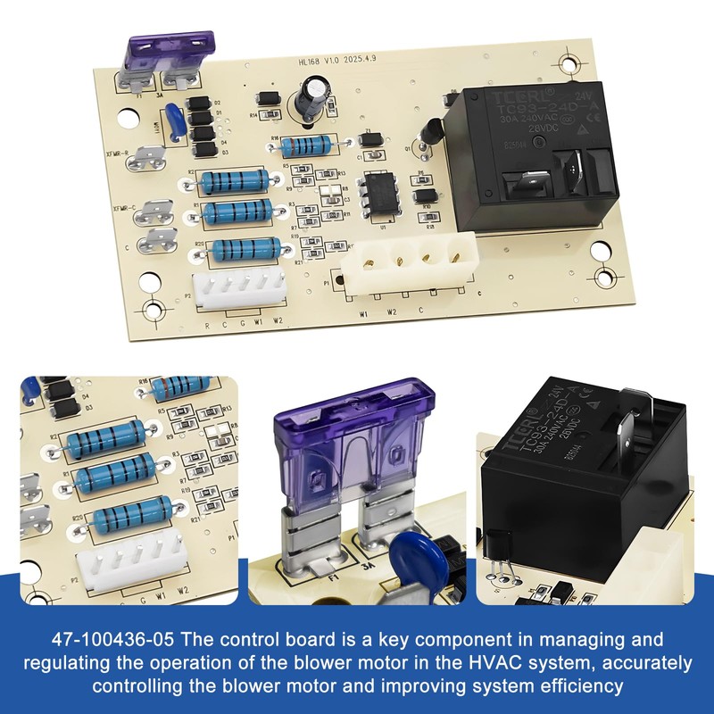 47-100436-05 HVAC Air Handler Control Board with for Replacement for
