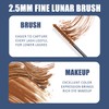 2PCS Smudge-Proof Waterproof Brown Mascara, Lengthening & Volumizing, Hypoallergenic, Fine