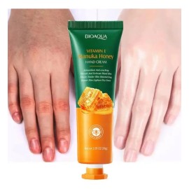 Crema Extracto Miel Bioaqua Aclara Regenera Antiedad Mano Todo Tipo Piel Día Noche