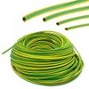 KafTon PVC Sleeving Electrical Wire Cable Earth Green and Yellow
