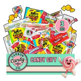 Bulk Candy Variety Pack - 3 lb - Candy Bulk - Bulk Candy Individually Wrapped - Assorted Candy Mix - Lollipops, Hard Candy, Fruity Candy - Dulces - Christmas Candy - Big Bag of Candy for Party Favors