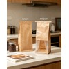 Jexila 50 Pack Small Bakery Bags with Window Reusable Cookie