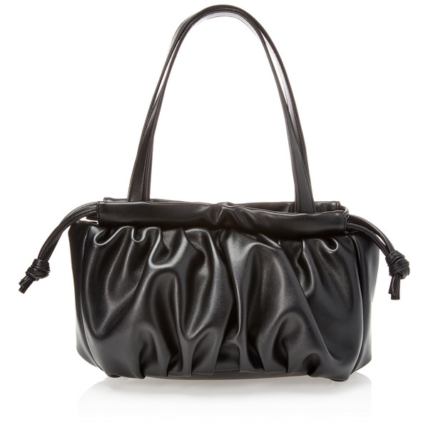 The Drop Women's Shanae Scrunch Bag with Drawstring Closure, Black,