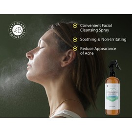 Kate Blanc Cosmetics Hypochlorous Acid Spray for Face and Skin. Gentle Facial Cleanser for Acne and Body with HOCl. Stocking Stuffers Christmas Gifts for Women, Men, Mom, Dad, Teen (8oz)