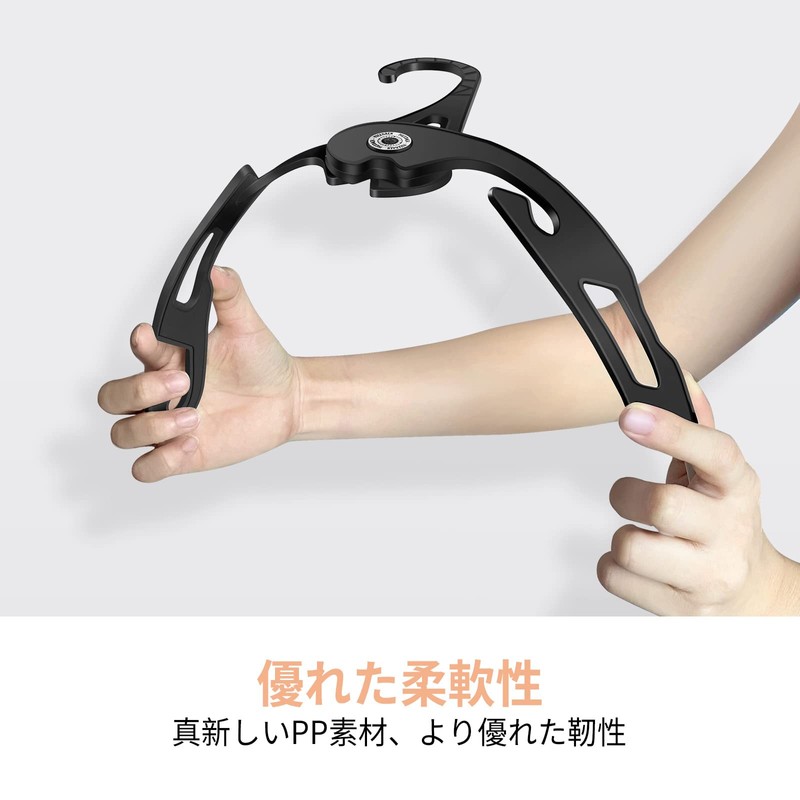 NICEDACK Premium Travel Hangers Foldable, 6 Pack Portable Folding Hangers,