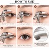Eyelash Curler with Built-In Comb – Wide-Angle and Partial Curling