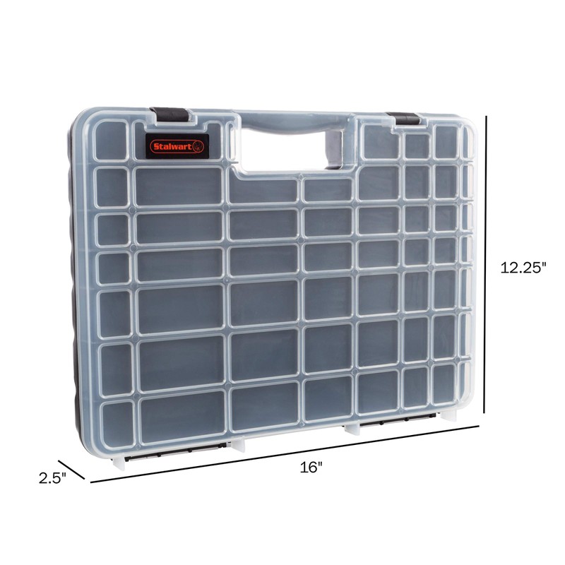 Stalwart - 75-ST6073 Portable Storage Case with Secure Locks and