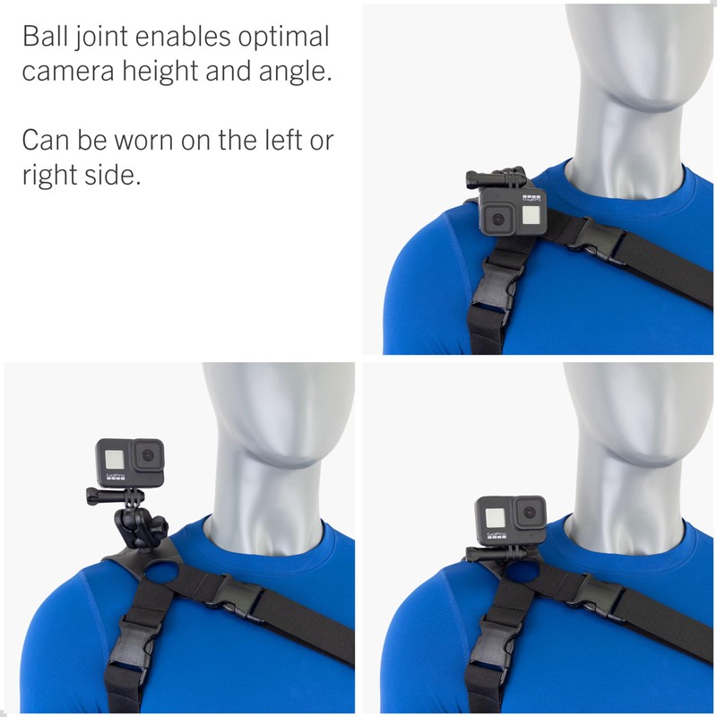STUNTMAN 360 Shoulder Chest Hip Harness for Action Cameras