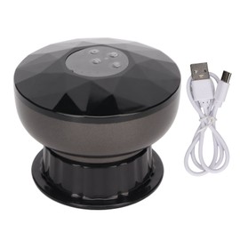 Electric Cupping Machine Hot Compress Body Dredging Vibration Vacuum Gua Sha Massager Black