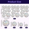 39 Pieces Prism Window Stickers - Suncatcher Stickers for Windows,