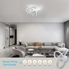 Goeco Modern LED Ceiling Light, 22 W 2500 LM White