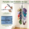 Hat Organizer for Closet, Collapsible Metal Caps Rack with 10