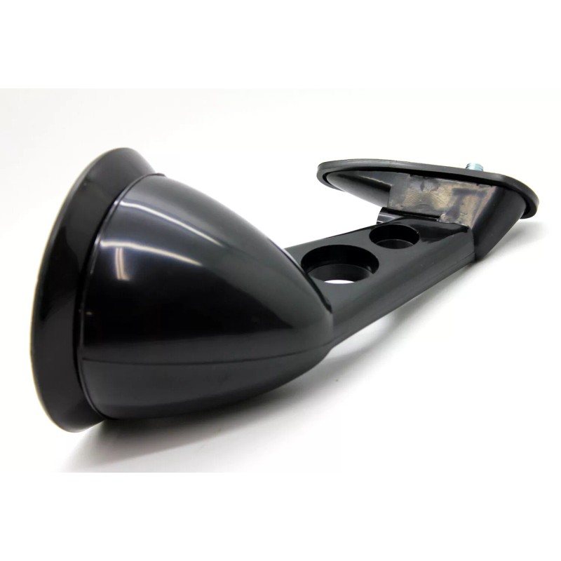 PTRP New Black Front Fender Mount Side View Mirror Set