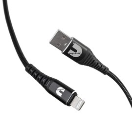 Cummins Lightning® to USB Cable MFi-Certified Compatible with Most Apple® Devices Plus Wrap Attachment 8ft CMN4708