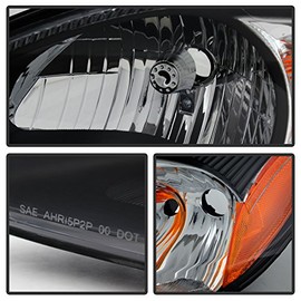 xtune for Taurus Black Crystal Headlights