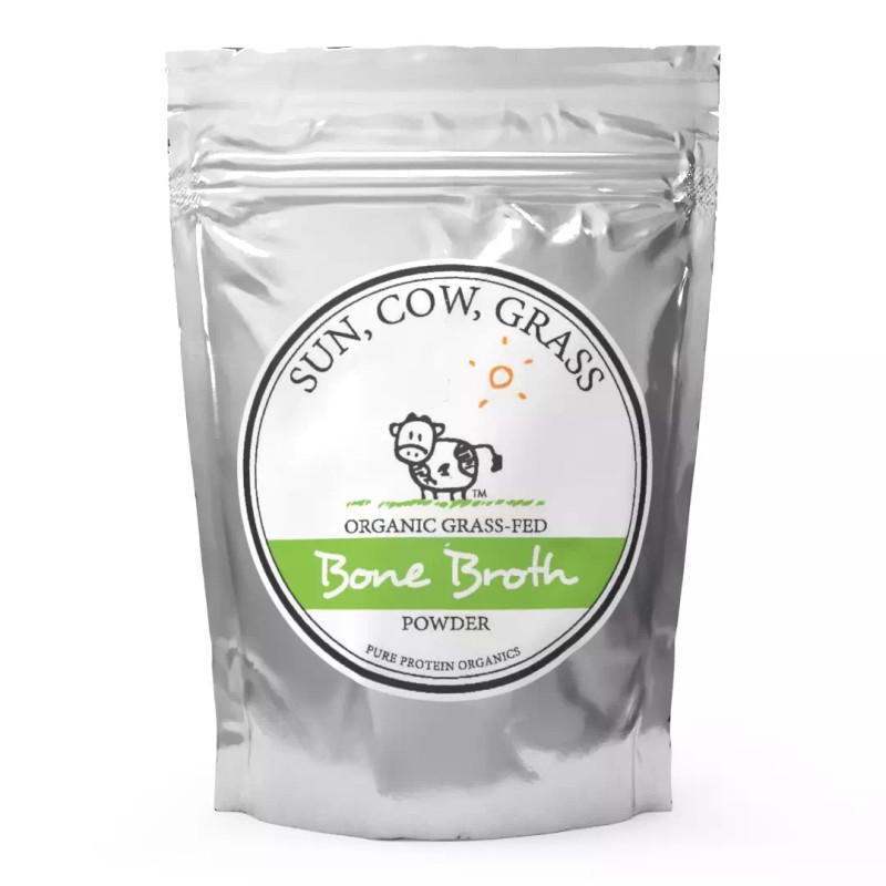 Sun Cow Grass Bone Broth Powder - Pure Protein Organics