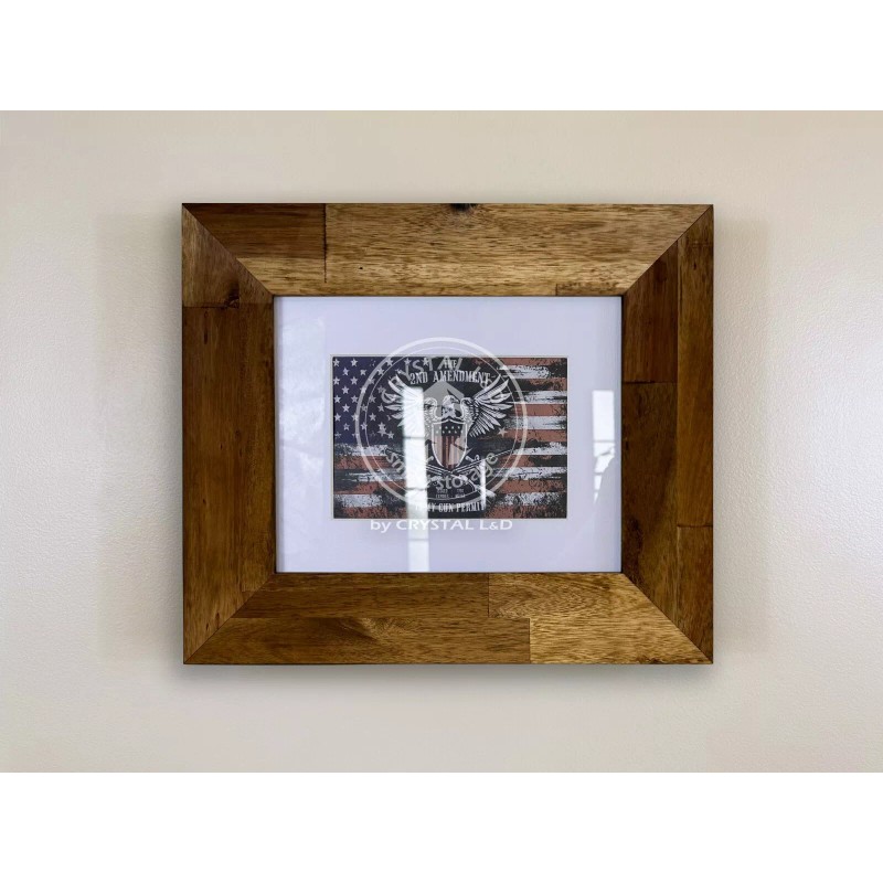 Crystal L&D Hidden Storage Photo Frame for Gun and Valuables