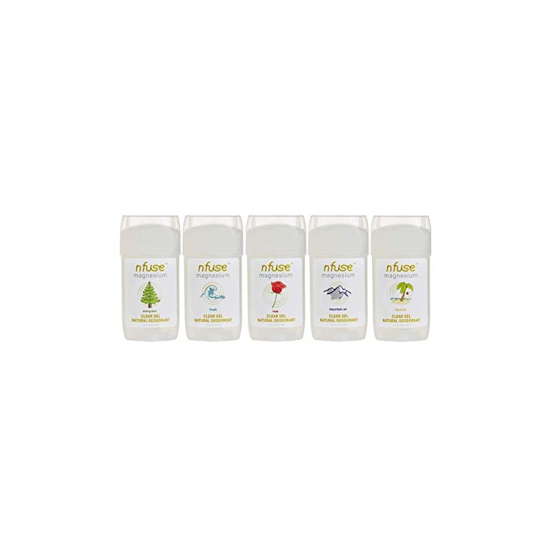 nfuse Desodorante en gel de magnesio natural - Cloruro de