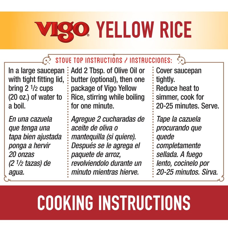 Vigo Saffron Yellow Rice, 10 Ounce (Pack of 12)