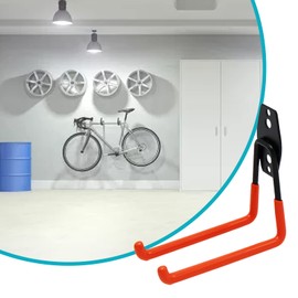 Eagles Garage Wall Hooks,12Pack Heavy Duty Garage Storage Hooks with Anti-Slip Coating,Wall Mount Garage Hanger Organizer,Tool Hangers for Hanging Bike, Ladder and Garden Tools