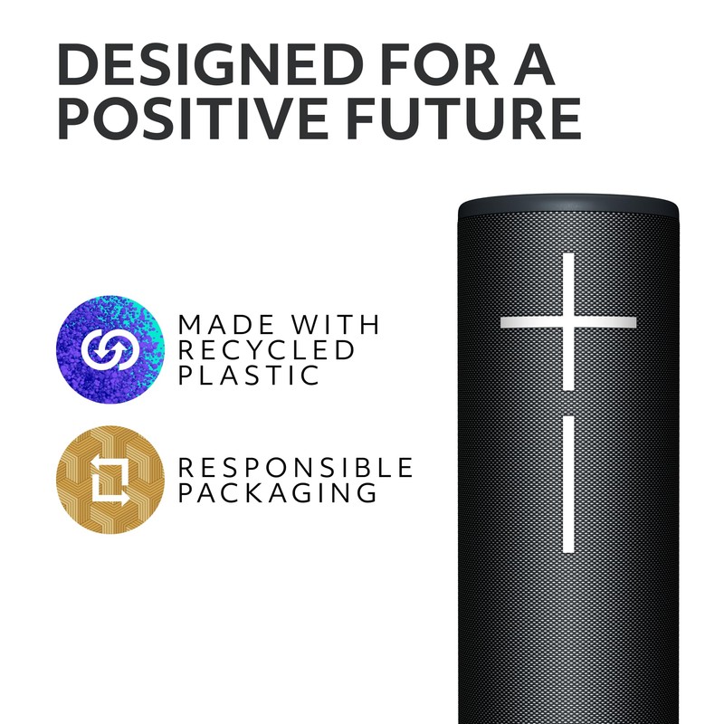 Ultimate Ears Boom 4 Portable Waterproof Bluetooth Speaker with 360-Degree