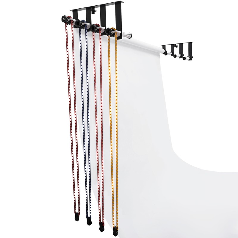 4 Roller Manual Background Support System - Wall Mounting Ceiling